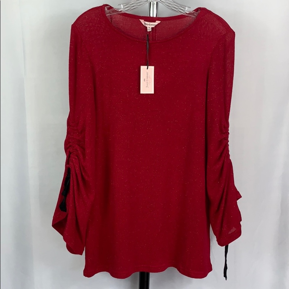 Juicy Couture Holly Berry Sweater Red  Sz M